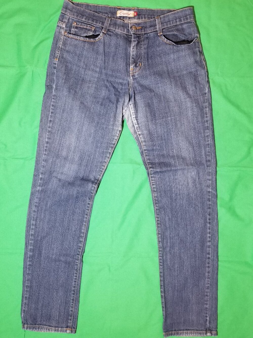 Eunina Womens XL Boot Cut Jeans Cowgirl Rodeo Y2K Vintage Dudette Country Farmer
